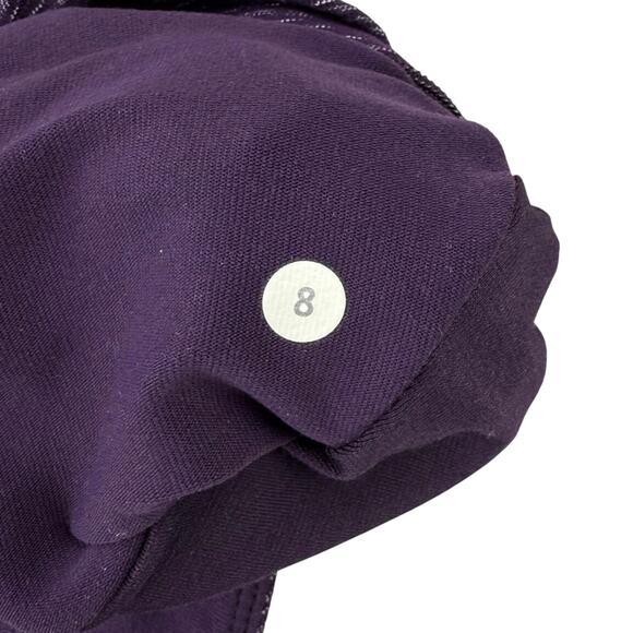 LULULEMON Precision Jacket Size 8 Chain Link Lilac Deep Zinfandel - Picture 11 of 14
